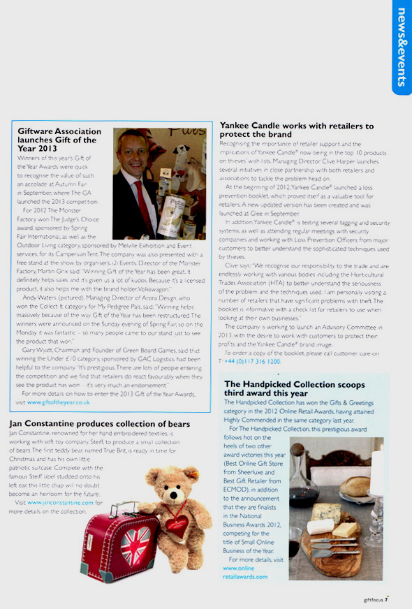 Gift Focus Magazine - November/December 2012