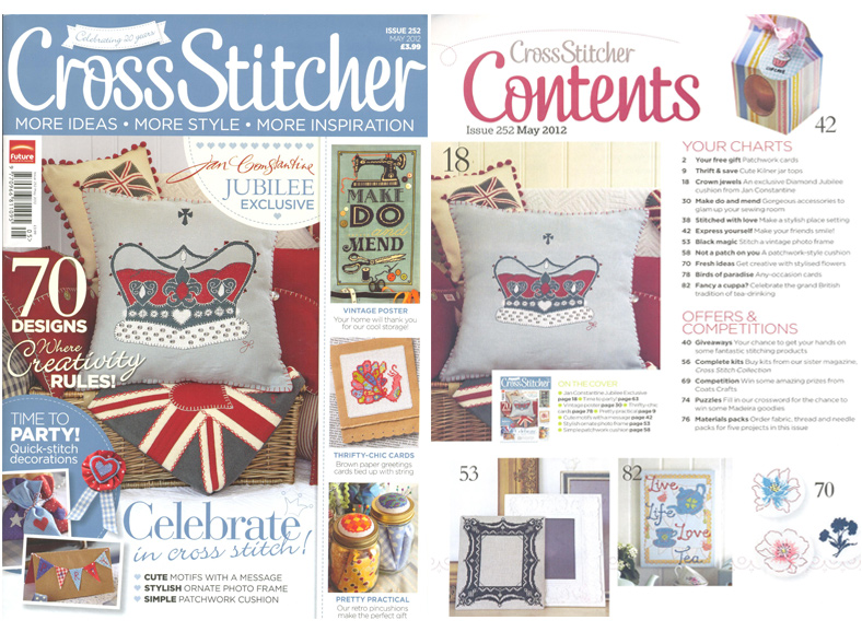 Cross Stitcher Front Cover - May 2012