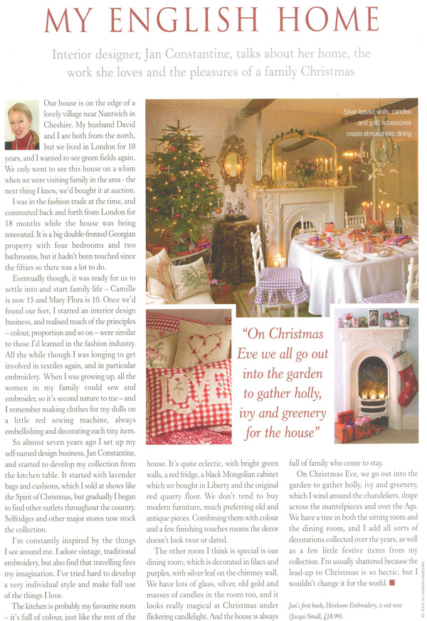 The English Home - DecemberJanuary 2009